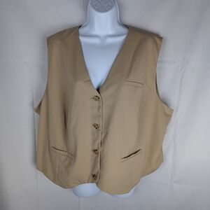 Sadie Cropped Slim Vest